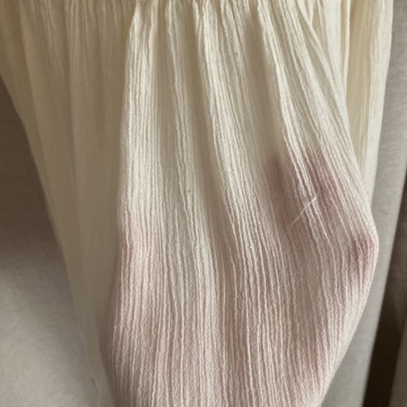 Boho cream and embroidery tunic Medium - Picture 2 of 5